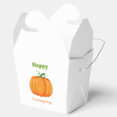 Happy Thanksgiving large pumpkin Geschenkschachtel (Geöffnet)