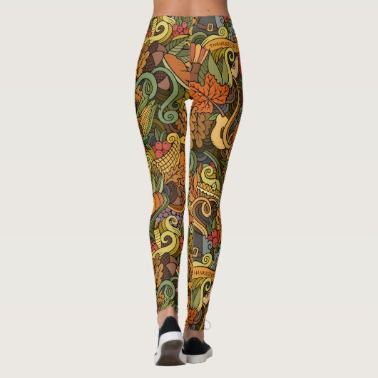 Happy Thanksgiving Leggings (Rückseite)