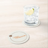 Happy Thanksgiving-Lesekreis Runder Pappuntersetzer (Vor Ort)