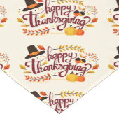 Happy Thanksgiving Long Table Runner Großer Tischläufer (Ecke)