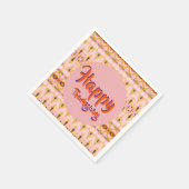 Happy Thanksgiving Luncheon Serviette (Ecke)