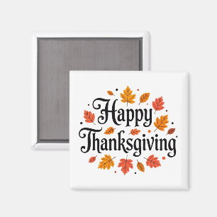 Happy Thanksgiving Magnet