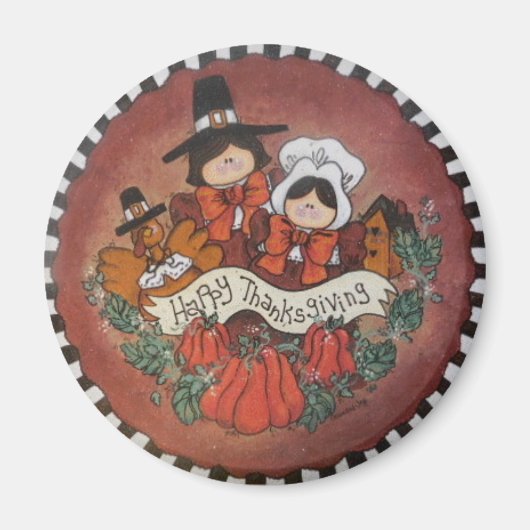 Happy Thanksgiving Magnet (Vorne)