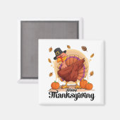 Happy Thanksgiving Magnet (Vorderseite/Rückseite)