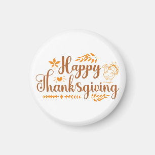 Happy Thanksgiving Magnet