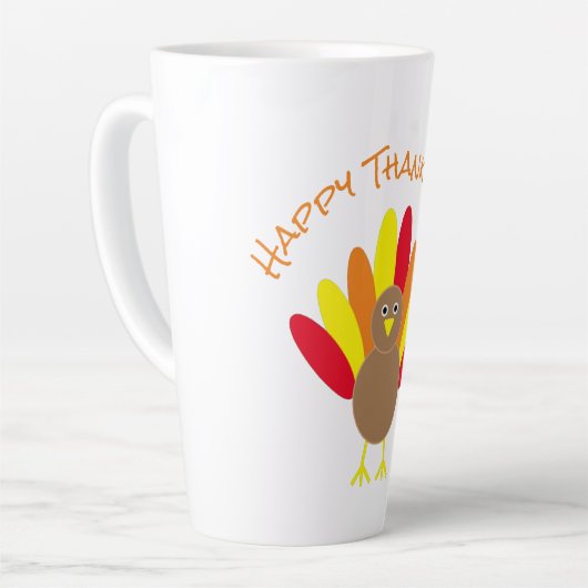 Happy Thanksgiving Milchtasse (Linke Ecke)