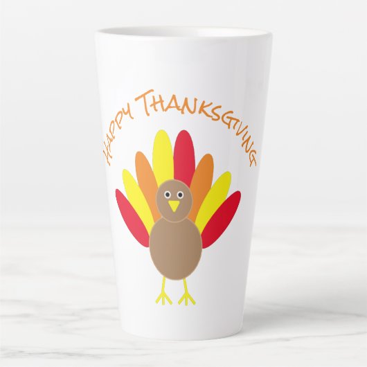 Happy Thanksgiving Milchtasse (Vorderseite)