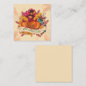 Happy Thanksgiving Mitteilungskarte (Vorne/Hinten)