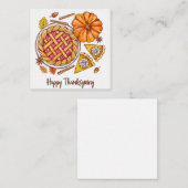 Happy Thanksgiving Mitteilungskarte (Vorne/Hinten)