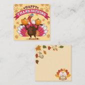 Happy Thanksgiving Mitteilungskarte (Vorne/Hinten)