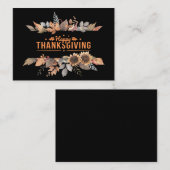 Happy Thanksgiving Mitteilungskarte (Vorne/Hinten)