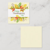Happy Thanksgiving Mitteilungskarte (Vorne/Hinten)