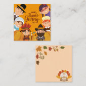 Happy Thanksgiving Mitteilungskarte (Vorne/Hinten)