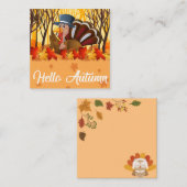 Happy Thanksgiving Mitteilungskarte (Vorne/Hinten)