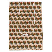 Happy Thanksgiving Mittlere Geschenktüte (Rückseite)