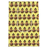 Happy Thanksgiving Mittlere Geschenktüte (Rückseite)