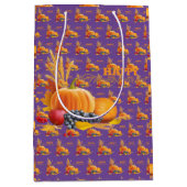 Happy Thanksgiving Mittlere Geschenktüte (Vorderseite)