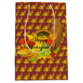 Happy Thanksgiving Mittlere Geschenktüte (Vorderseite)