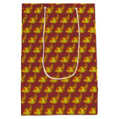 Happy Thanksgiving Mittlere Geschenktüte (Rückseite)