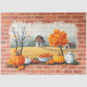 Happy Thanksgiving Modern Beautiful Fall Seidenpapier (Vorderseite)