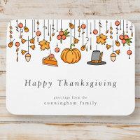 Happy Thanksgiving Modern Simple Chic