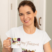 Happy Thanksgiving Moderner Herbst Herbst Erntedan Kaffeetasse