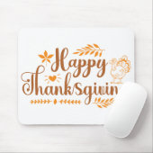 Happy Thanksgiving Mousepad (Mit Mouse)