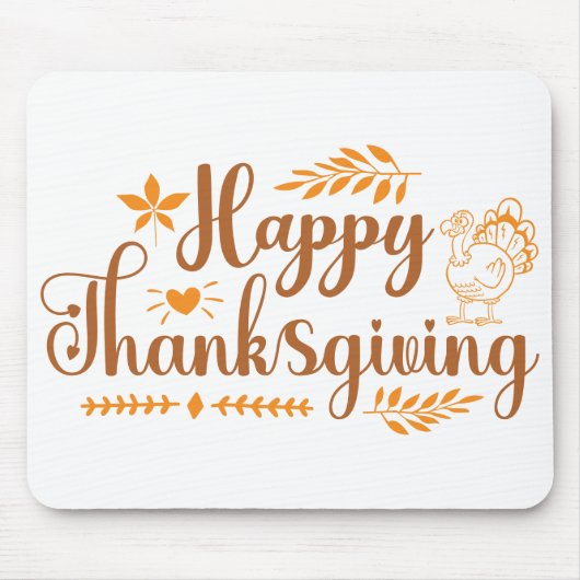 Happy Thanksgiving Mousepad (Vorne)