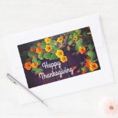 Happy Thanksgiving Nasturtium Stickers (Umschlag)