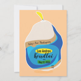 Happy Thanksgiving New Baby Turkey Card Dankeskarte