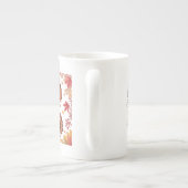 Happy Thanksgiving Niedlich Türkei Porzellantasse (Rückseite)