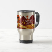 Happy Thanksgiving Niedlich Türkei Reisebecher (VorderseiteRechts)