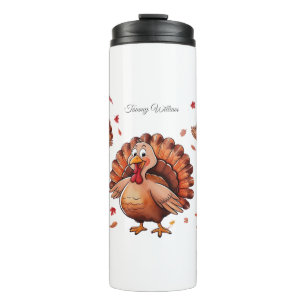 Happy Thanksgiving Niedlich Türkei Thermosbecher