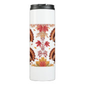 Happy Thanksgiving Niedlich Türkei Thermosbecher (Rückseite)