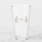 Happy Thanksgiving Niedliche Türkei Reise Glas (Rückseite)