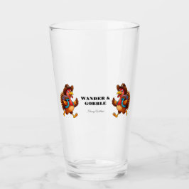 Happy Thanksgiving Niedliche Türkei Reise Glas