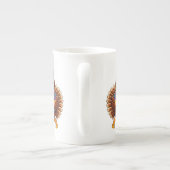 Happy Thanksgiving Niedliche Türkei Reise Porzellantasse (Rückseite)