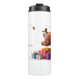 Happy Thanksgiving Niedliche Türkei Reise Thermosbecher