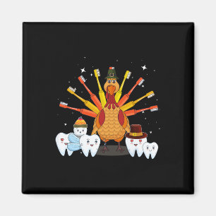 Happy Thanksgiving Niedliche Türkei Teeth Toothbru Magnet