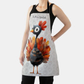 Happy Thanksgiving Niedliches farbiges Baby Türkei Schürze (InSitu)