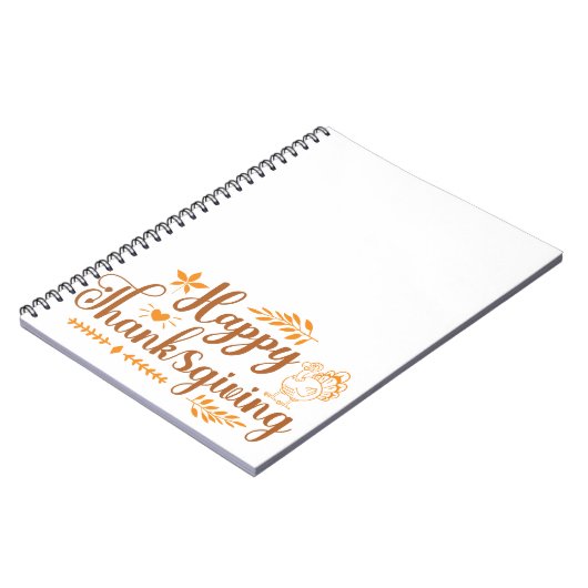 Happy Thanksgiving Notizblock (Linke Seite)