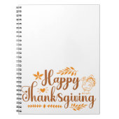 Happy Thanksgiving Notizblock (Vorderseite)