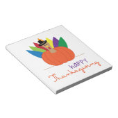 Happy Thanksgiving Notizblock (angewinkelt)