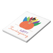 Happy Thanksgiving Notizblock (Rotiert)