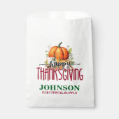 Happy Thanksgiving Office Party Geschenktütchen (Vorderseite)
