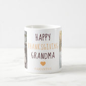 Happy Thanksgiving Oma 2 Fotos Kaffee Tasse (Mittel)