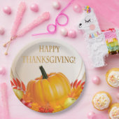 Happy Thanksgiving Paper Plate Pappteller (Party)