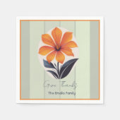 Happy Thanksgiving Paper Serviette (Vorderseite)