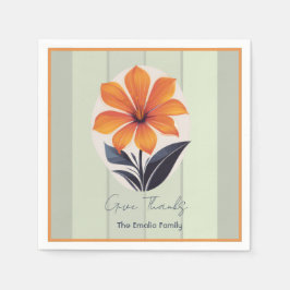 Happy Thanksgiving Paper Serviette