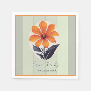 Happy Thanksgiving Paper Serviette